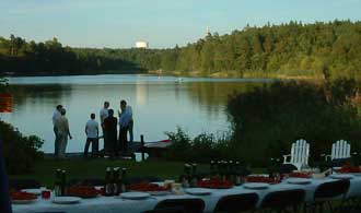 Långlopp, kräftor och bad