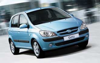 Hyundai Getz lyfter sig