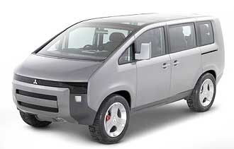 Mitsubishi i Tokyo: modern MPV och ny Outlander
