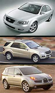 Hyundai och Mercedes toppar krockprov i USA