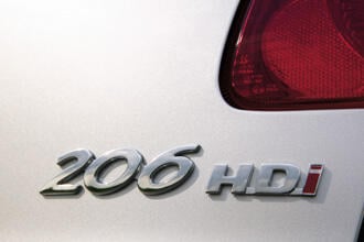 Peugeot 206 HDi får partikelfilter