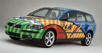 Beach party ska sälja Volvo V50 i USA
