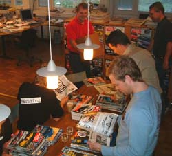 Tidnings-städning, Morgankörning och fransk design