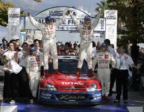 Loeb säkrade titeln på Korsika