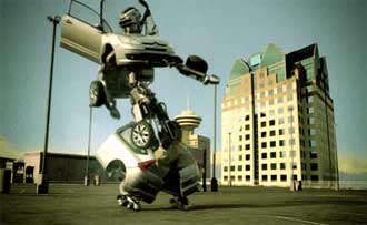 Citroën C4 gör reklam som dansande robot
