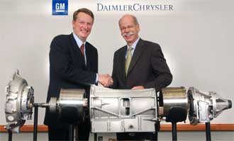 DC och GM i hybrid-samarbete