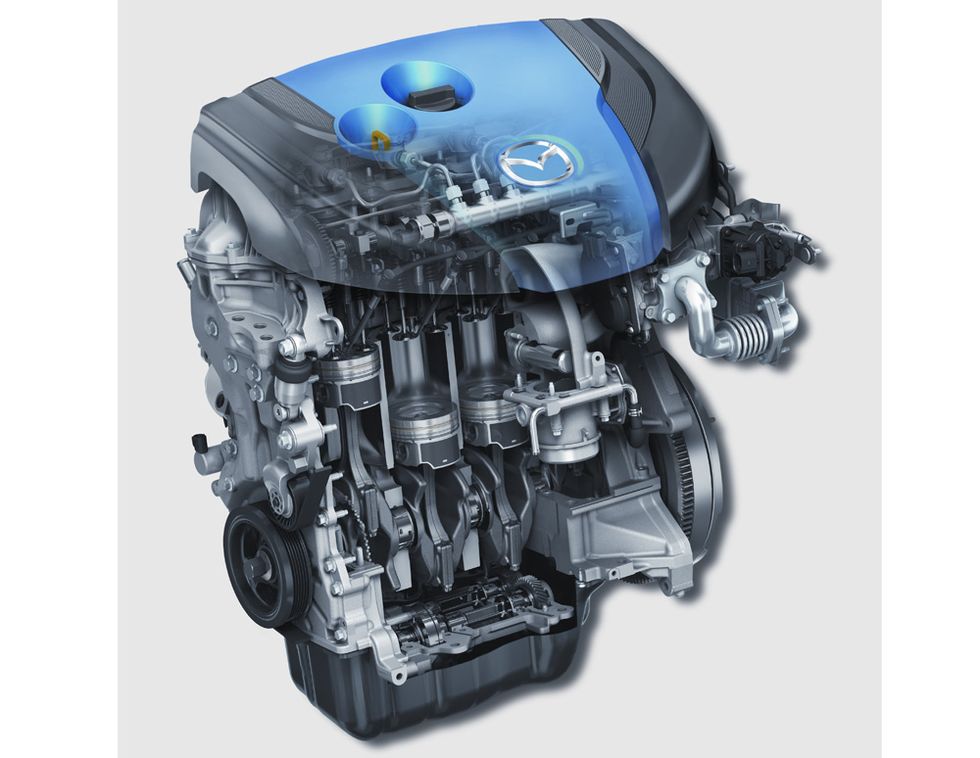 Mazdas nya dieselmotor varvar nästan som en bensinare