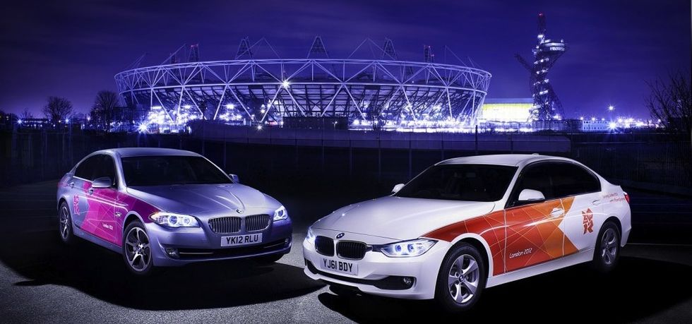 BMW sponsrar OS med 4.000 bilar