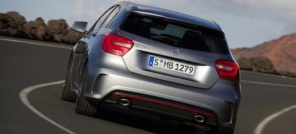 Mercedes A45 AMG avslöjad