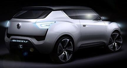 SsangYong visar elbilskonceptet e-XIV i Paris