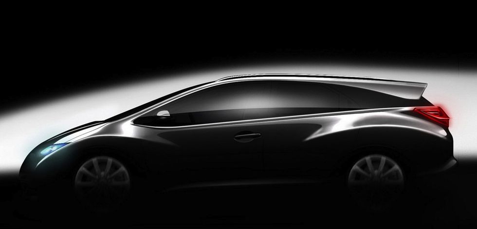 Honda smygvisar Civic kombi – lanseras 2013