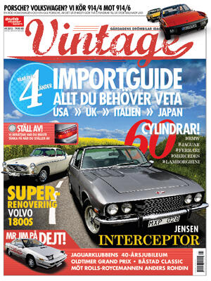 Vintage: Cylinderhysteri och import!