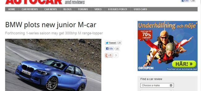 Framhjulsdriven M-modell på gång?