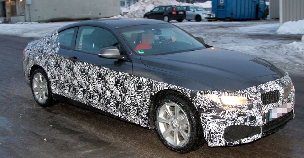 BMW 4-serie smygtestas i Sverige