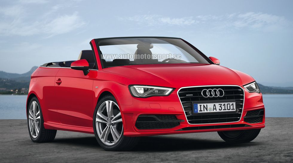 Nya bilder på Audi A3 sedan och cabriolet
