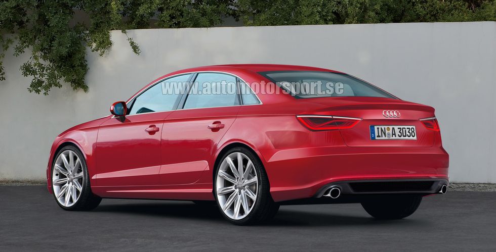 Nya bilder på Audi A3 sedan och cabriolet