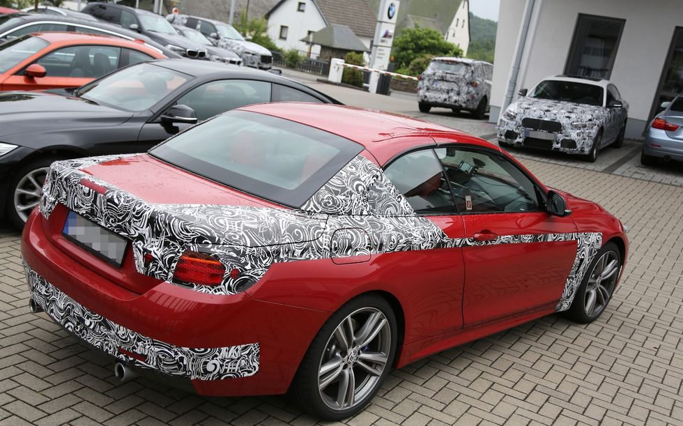 BMW testar 4-serie Cabriolet på Ringen