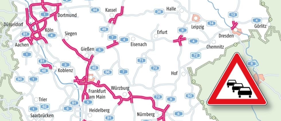 Här fastnar du i bilkö på semestern