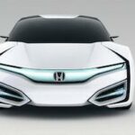 En framtida bil med futuristisk design (AI text)