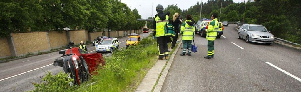 Antalet omkomna i vägtrafiken under 2013 blev 264 personer. Inte sedan andra världskriget har det dött så få trafiken. Foto: VTI.