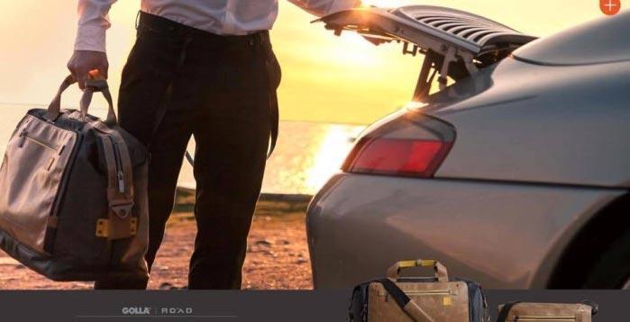 En man står bredvid en bil. (AI text)