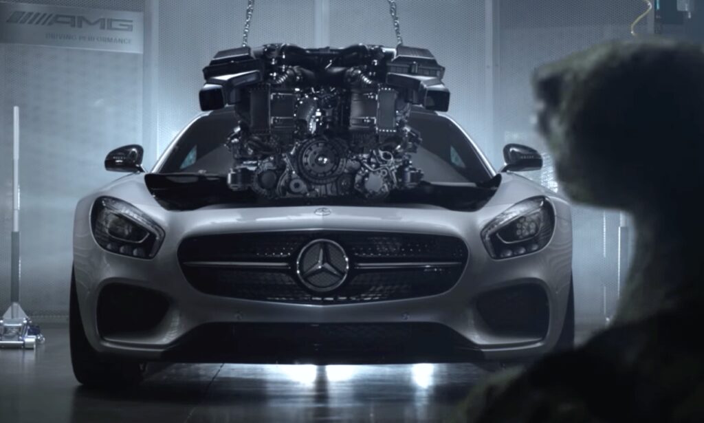 Mercedes-Benz SLS AMG AD (AI text)