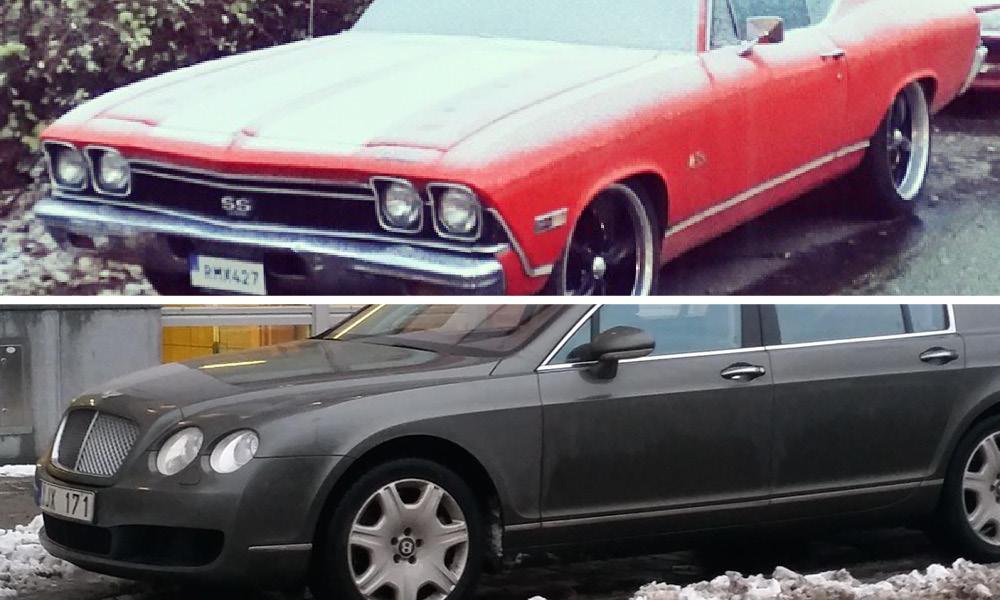 En bil är parkerad i en parkeringsplats. (AI text)