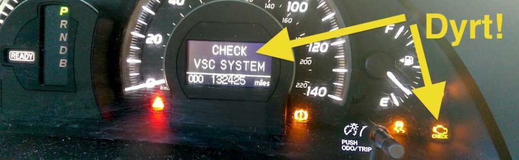 Det här vill du inte uppleva i en hybridmodell, speciellt inte om fabriksgarantin har gått ut. Som den gjort, i det här fallet.