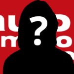 En siluett av en person i svart hoodie med texten auto motor sport (AI text)