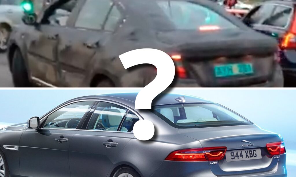 Jaguar XE är en ny bil som testas i USA. (AI text)