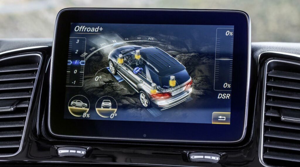 Mercedes infotainmentsystem heter Comand. Att utveckla nya funktioner är inte helt enkelt – det finns omkring 200 elektroniska kontrollenheter i en ny Mercedes och utvecklingsavdelningen måste tänka på hur de kommunicerar med varandra. Därför kan utvecklingen ofta gå långsammare än i prylbranschen.