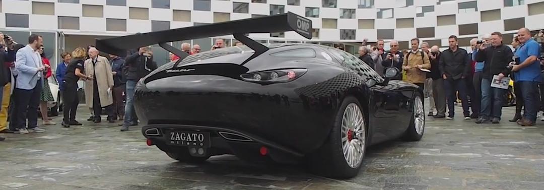 Zagato Mostro är byggd för racebanan och det visar den stora bakvingen med allt tydlighet. Men kanske blir det en gatversion också.