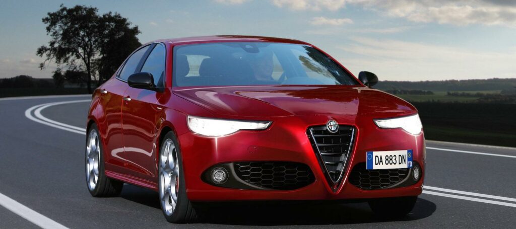 Alfa Romeo Giulia ger sig in i samma klass som Volvo S60, BMW 3-serie, Audi A4 och Mercedes C-klass. Här finns också mer nischade modeller som Lexus IS och nya Jaguar XE. Illustration: Schulte Design