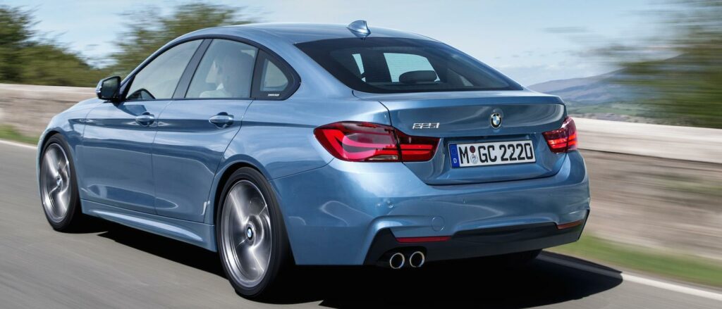 Så här skulle den kunna se ut, den nya Gran Coupé-versionen av BMW 2-serie. Nu återstår att se om den sätts i produktion. Illustration: Schulte Design