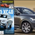 Volvo XC40 SUV i garaget. (AI text)
