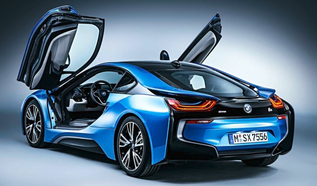 BMW I8 är en ny konceptbil. (AI text)