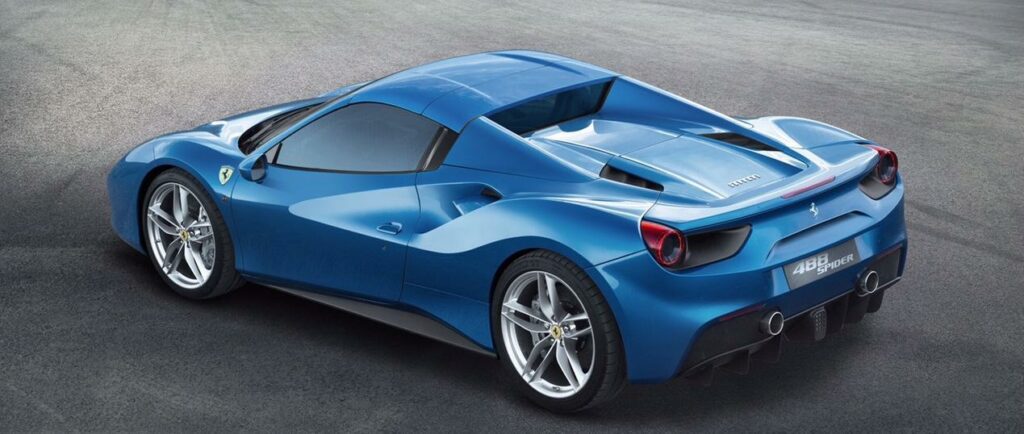 Ferrari 488 GTB är en supersportbil. (AI text)