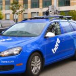 Precis som Apple och Google har Here kartbilar ute på vägarna för att fotografera.