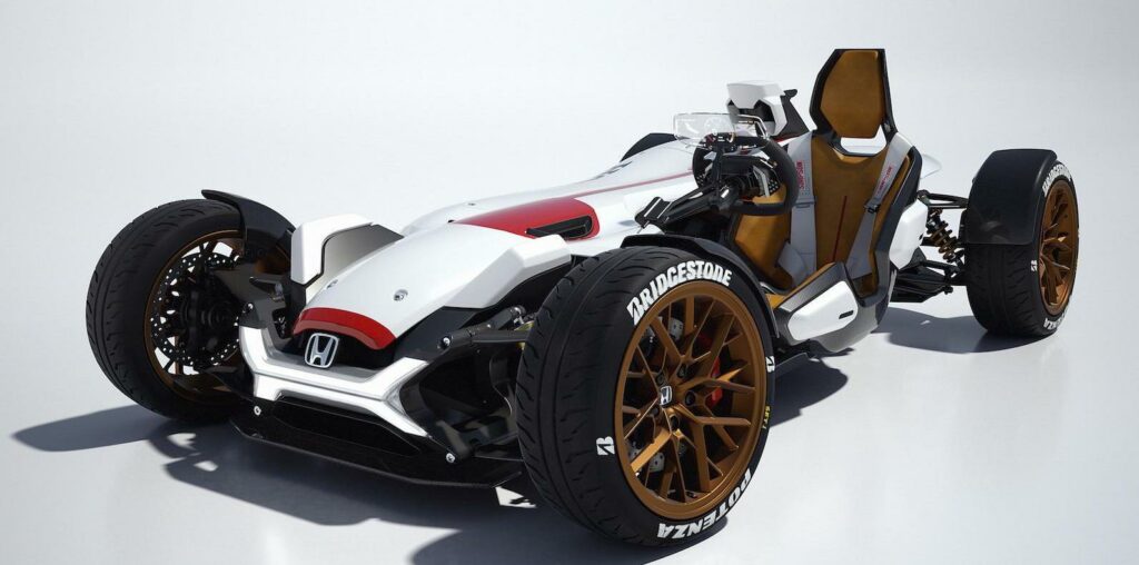 Honda 2&4 tar det bästa från motorcykelvärlden och sätter det i en extremt fokuserad banbil.