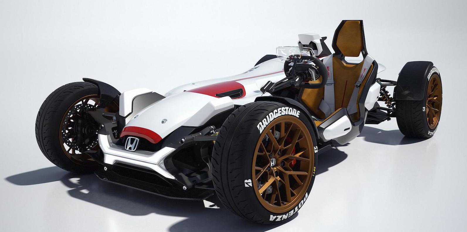 Honda 2&4 tar det bästa från motorcykelvärlden och sätter det i en extremt fokuserad banbil.
