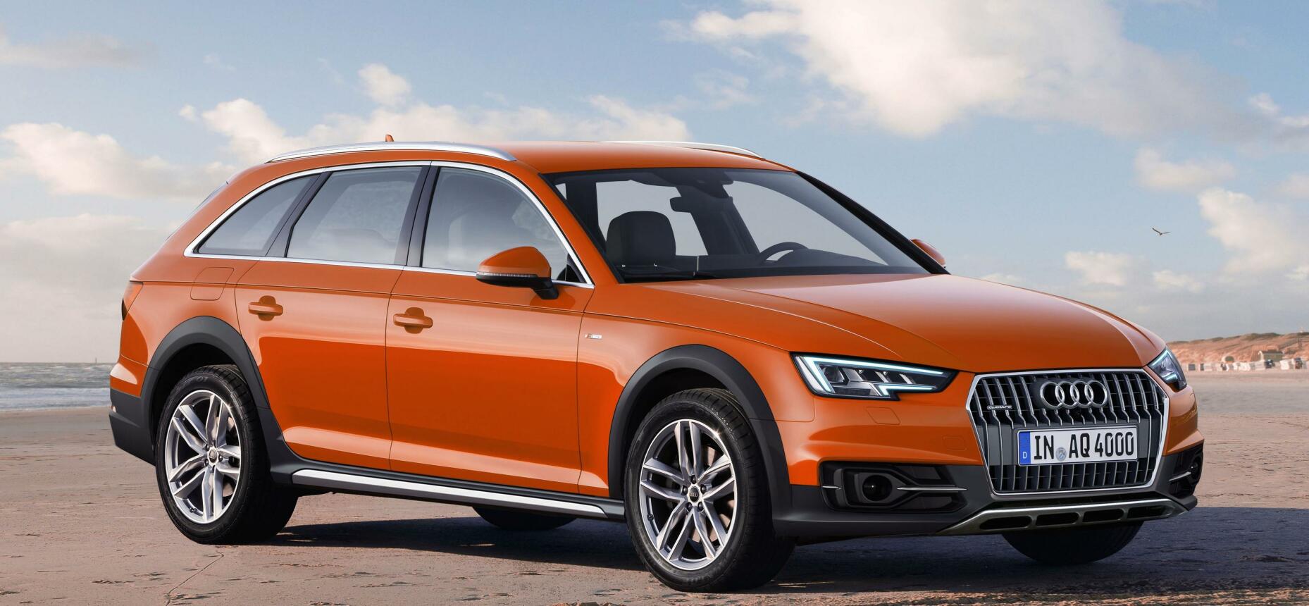 Med högre markfrigång och "terrängdetaljer" på sidorna ska Audi A4 Allroad fixa den sista biten till sommarstugan utan problem. Illustration: Automedia