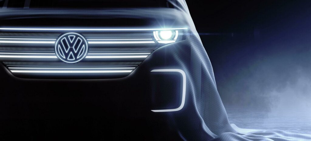Volkswagen har publicerat en teaserbild på en helt ny elbil som ska visas upp i konceptform på pryl- och teknikmässan CES i Las Vegas i början av januari.