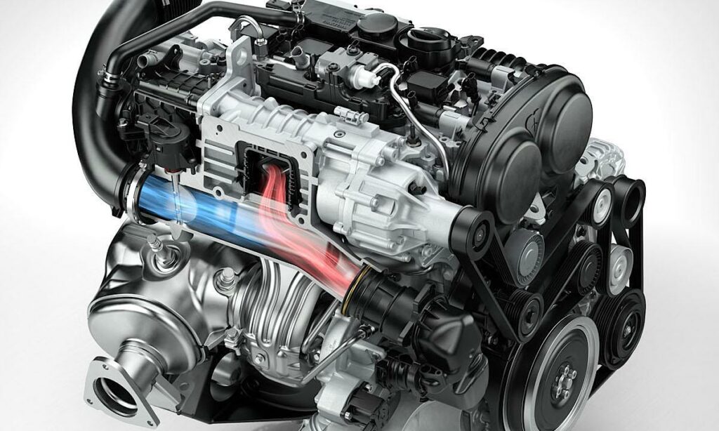 Volvo XC90:s motor (AI text)
