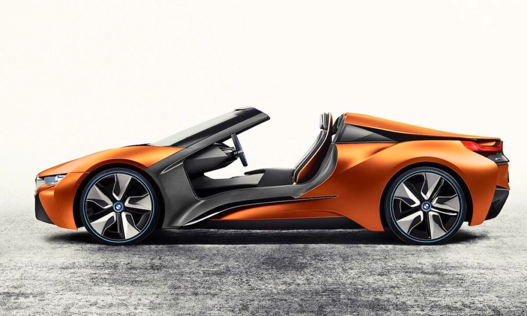 BMW I8-sportbil (AI text)
