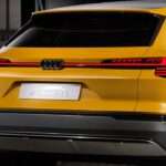 En Audi TT Trk-konceptbil i en garage. (AI text)