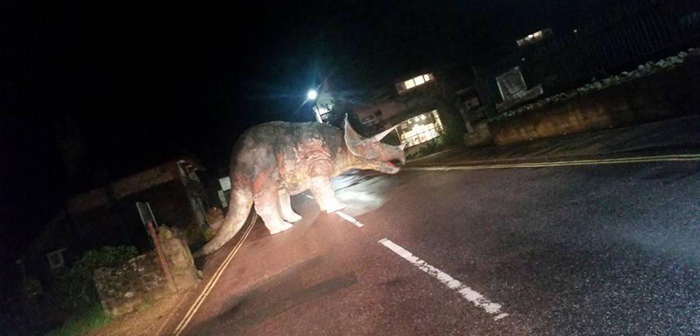 Helt autentisk bild från Isle of Wight, en av kanalöarna söder om England. Visst skulle man bli förvånad?!