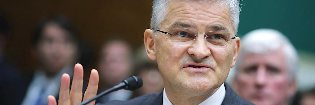 Michael Horn var en uppskattad chef bland de amerikanska VW-handlarna. Men nu får han gå. Foto: Chip Somodevilla/Getty Images