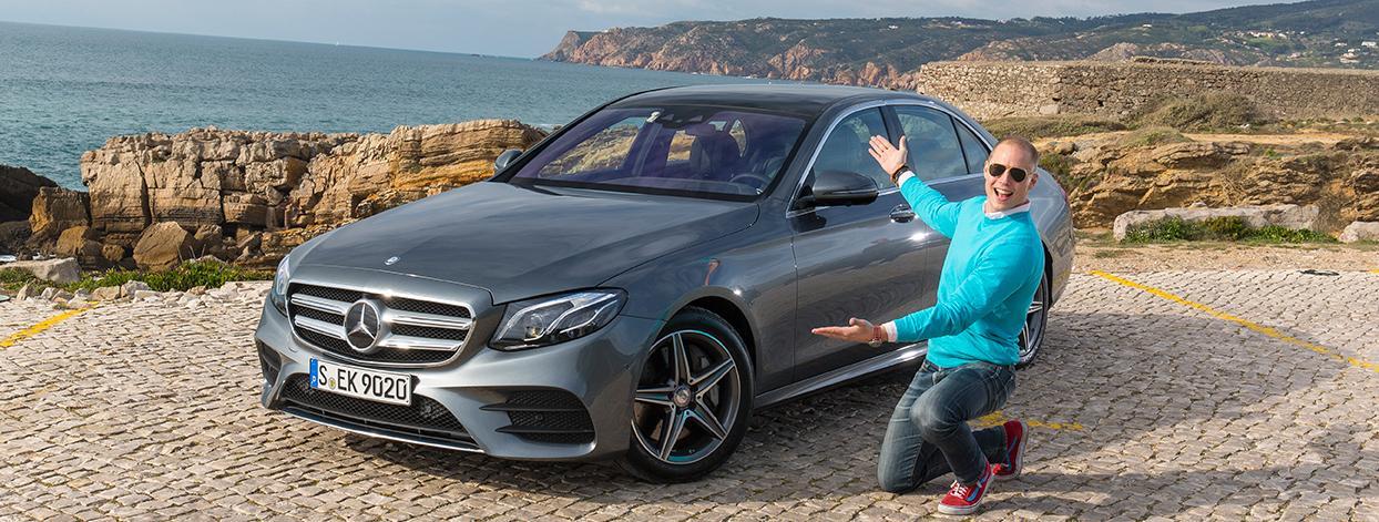 Nivån på den tekniska utrustningen är unik, säger testförare Erik Trulsson efter provkörningen av nya Mercedes E-klass.