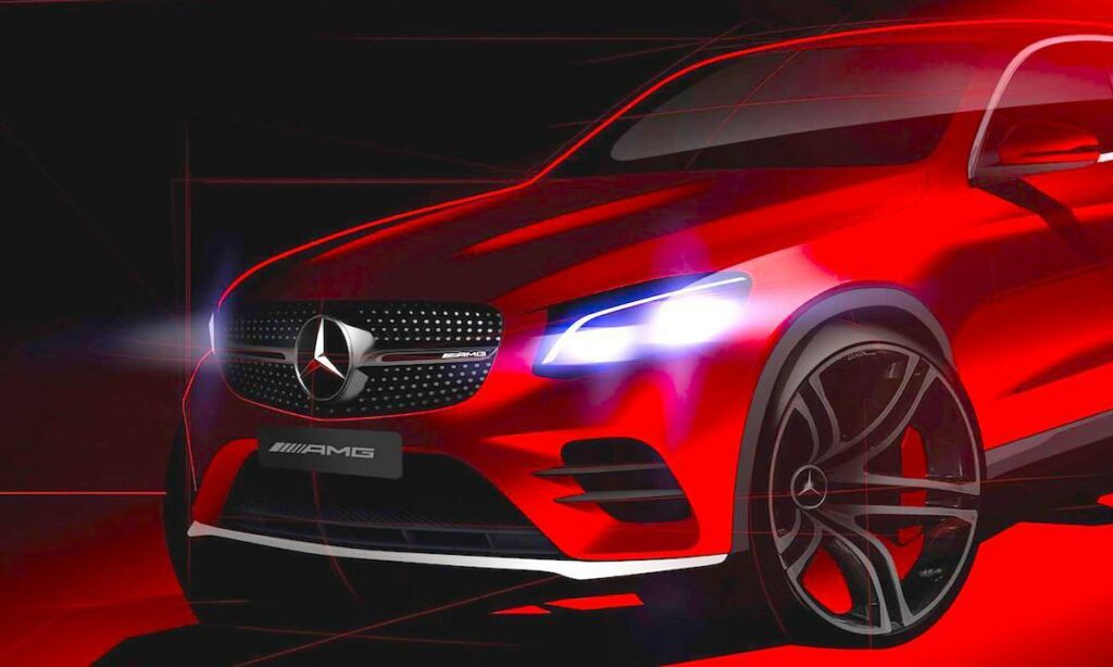 Mercedes-Benz GLA SUV är en konceptbil. (AI text)