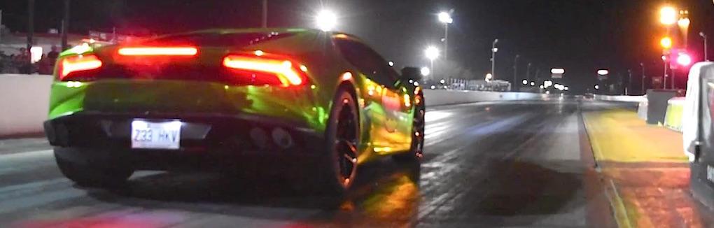 Huracán blir riktigt kvick med turbohjälp från Heffner. 8,63 på strippen är brutalt snabbt. Se videon nedan.